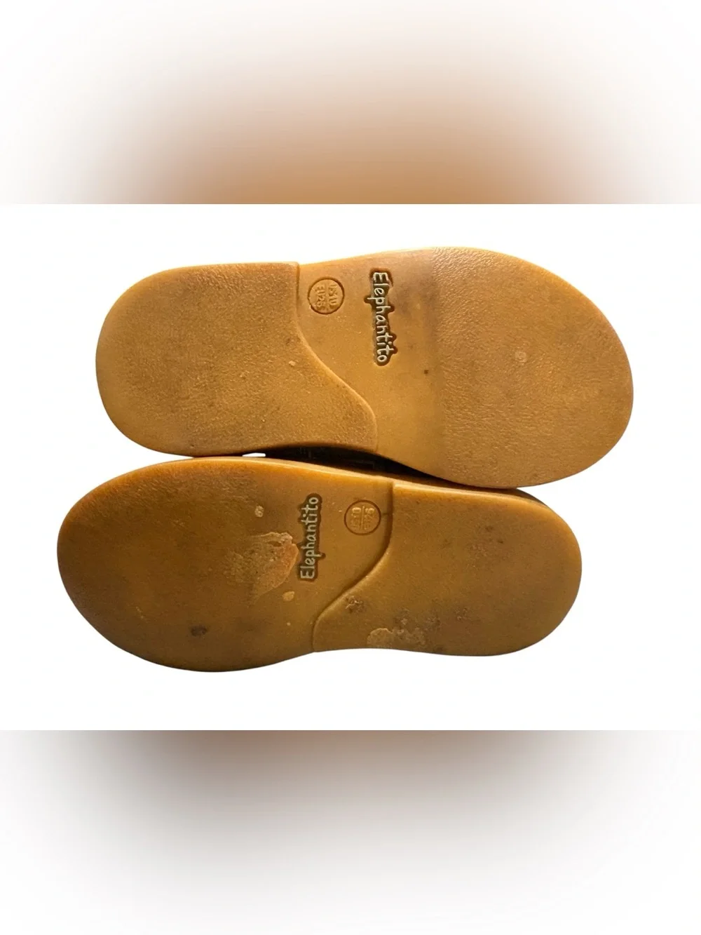 Elephantito Taupe Leather Pull-On Kids Boots 10